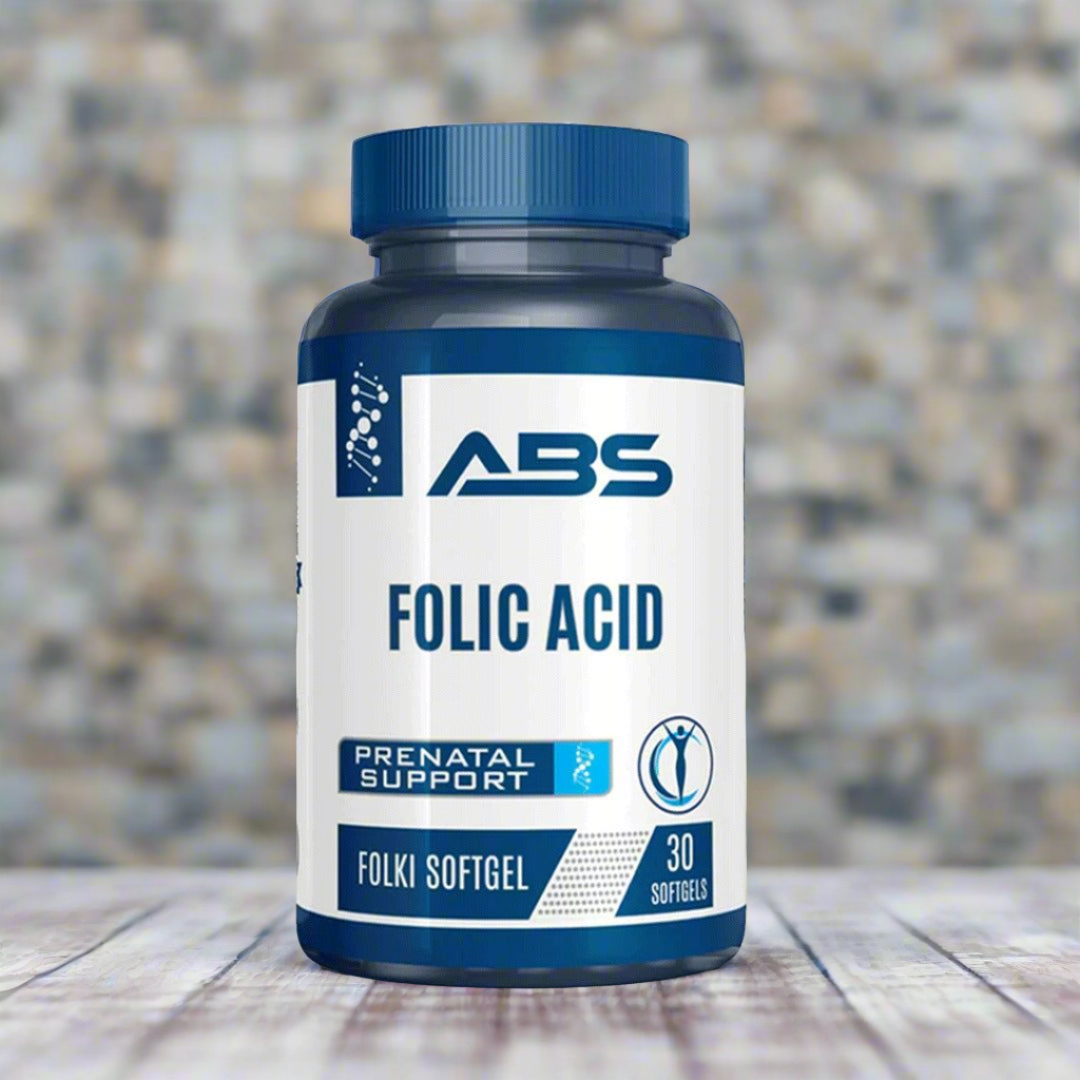 ABS Folic Acid 400mcg, 30 Ct - Vitamins House