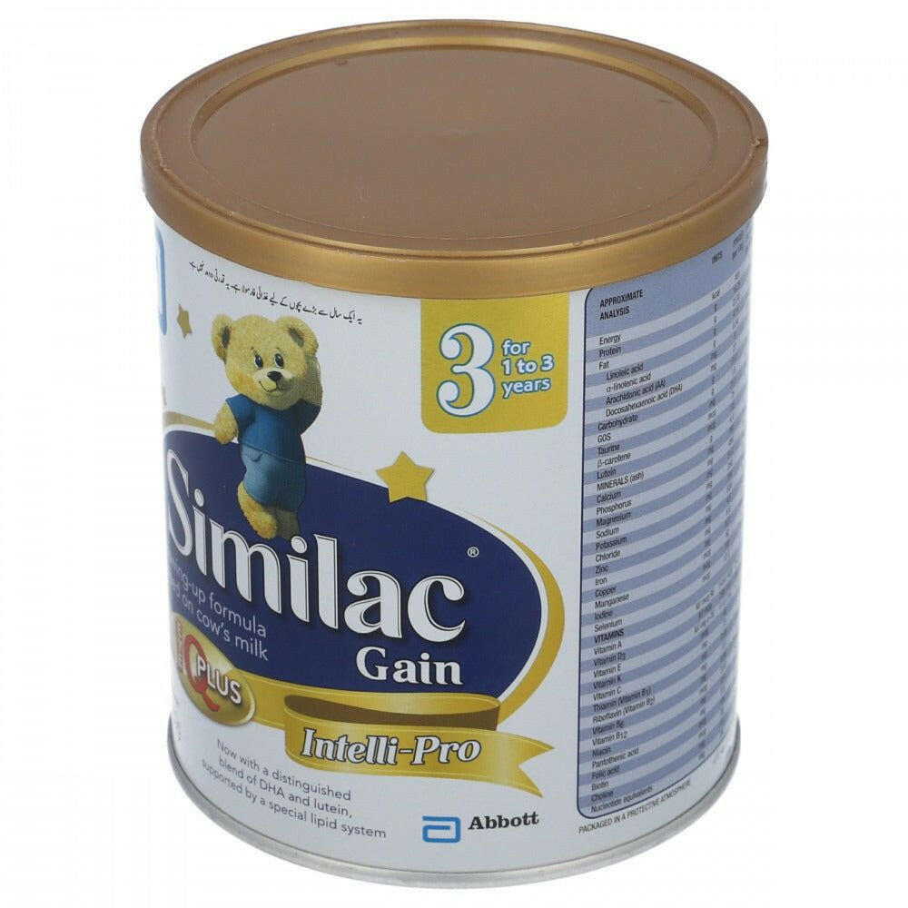 Similac Intellipro Abbott Similac Gain 3 Intelli Pro, 400g – Vitamins House