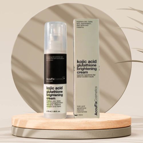 Crème Visage éclaircissante Au Glutathione Et Kojic Acid - Hydratante, Anti-taches, 50g, Neuf