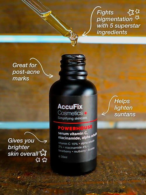 AccuFixCosmetics Serum Vitamin C, Niacinamide, Alpha Arbutin - Vitamins House