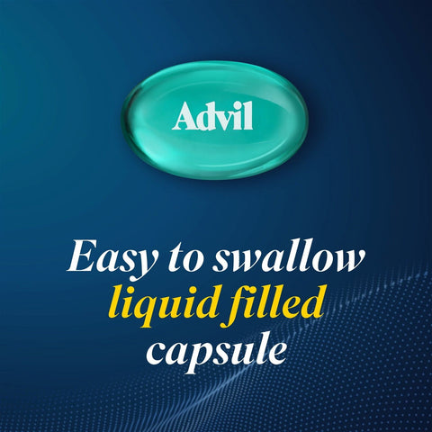 Advil Liquid Gels 120 Capsules - Vitamins House