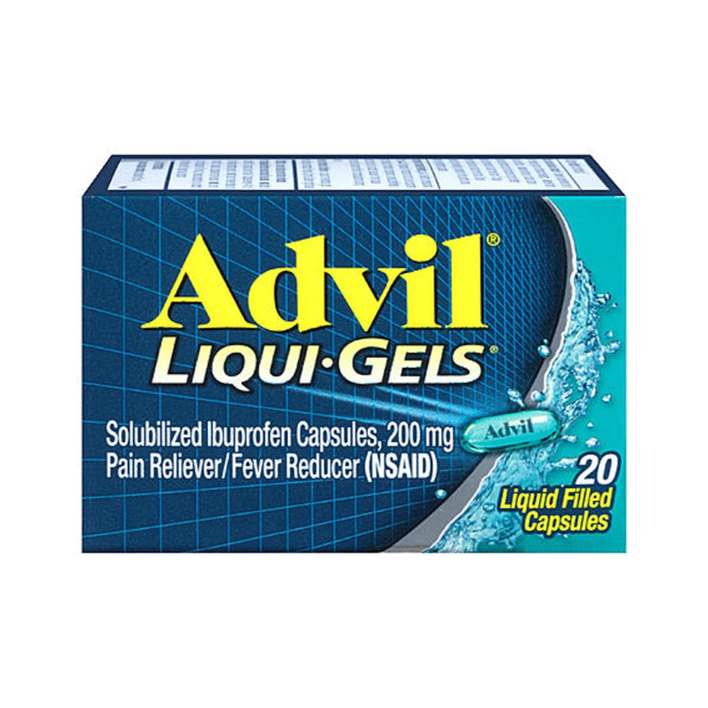 Advil Liquid Gels 20 Capsules