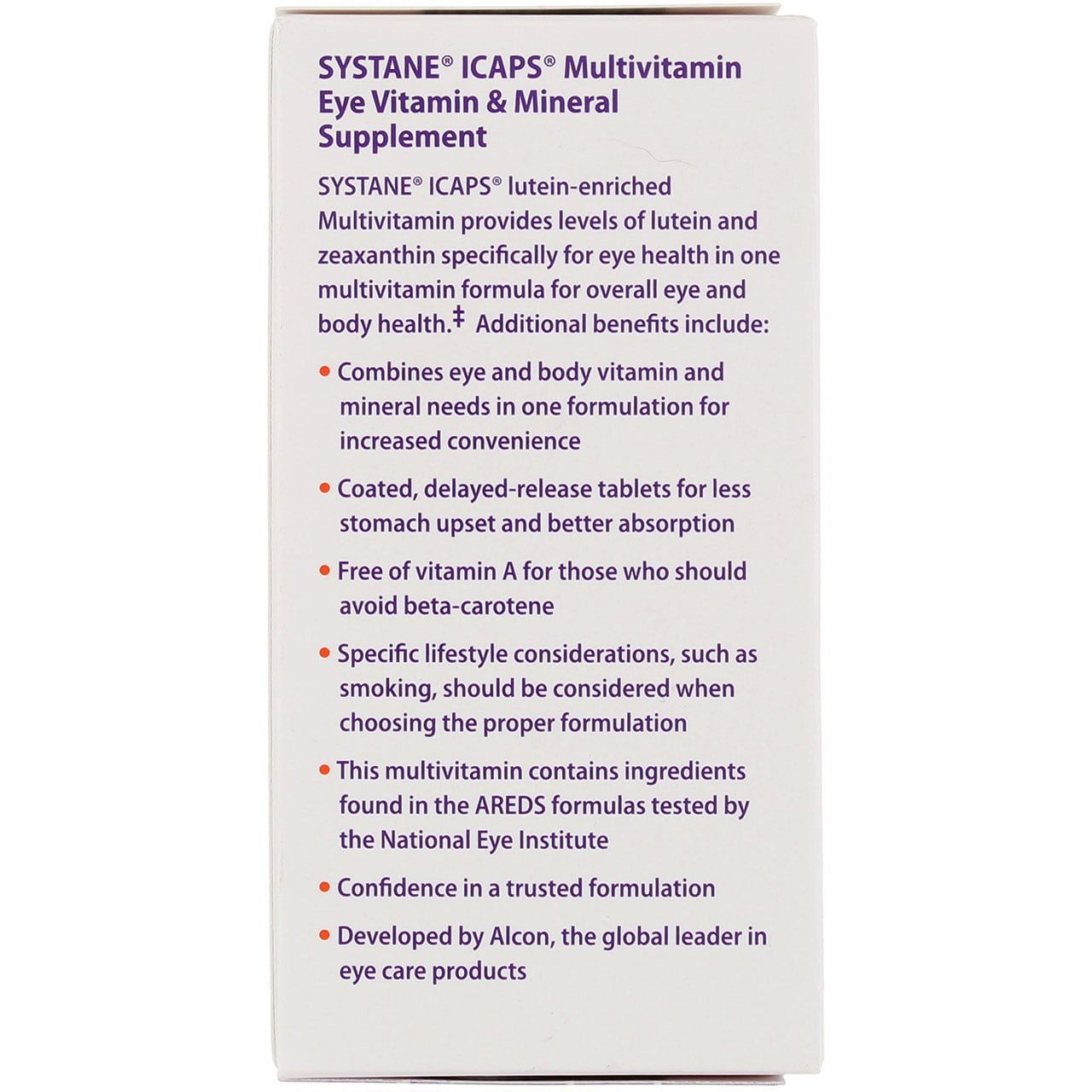 Alcon ICaps Eye Multivitamin 100CT – Vitamins House
