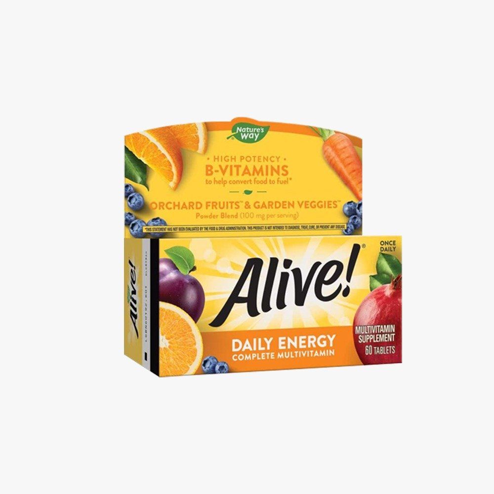 Alive Daily Energy Complete Energy 60 Tablets - Vitamins House