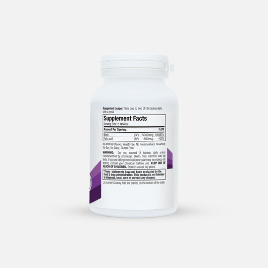 AllTime Biotin 5K (Biotin 5000mcg), 60 Ct - Vitamins House