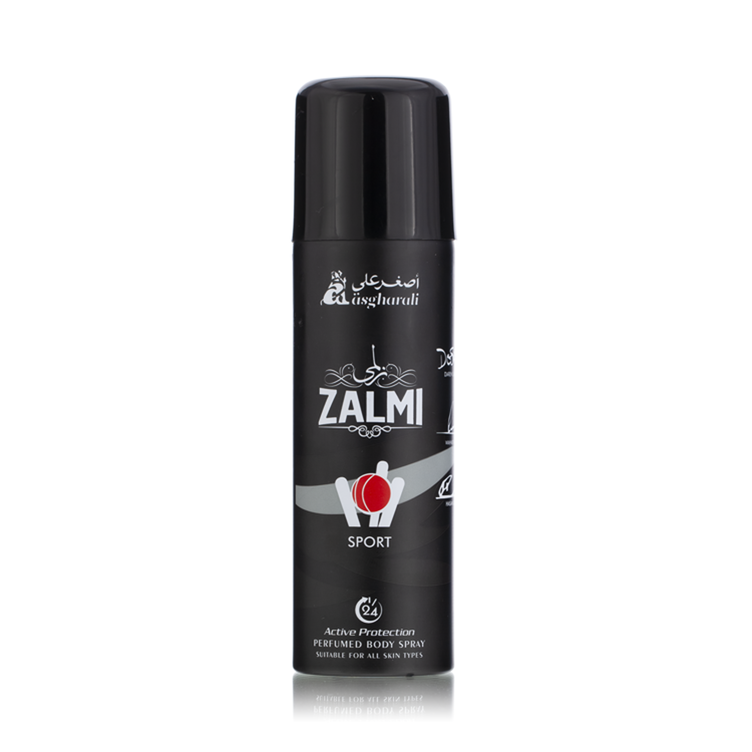 Asghar Ali Zalmi Black Sport Body Spray - 200ml - Vitamins House