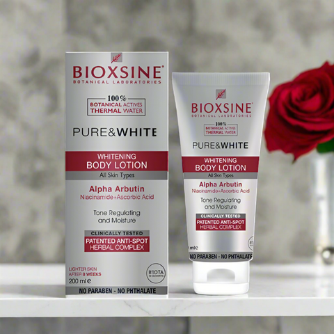 BIOXSINE PURE & WHITE BODY LOTION - Vitamins House