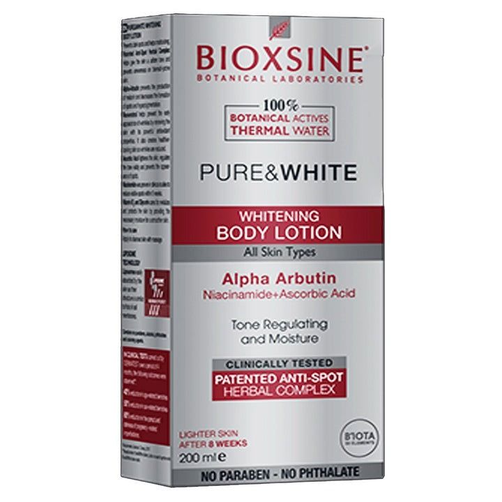 BIOXSINE PURE & WHITE BODY LOTION - Vitamins House