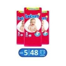 Bebem Baby Diaper Size 5 (Junior), 48 Ct - Vitamins House