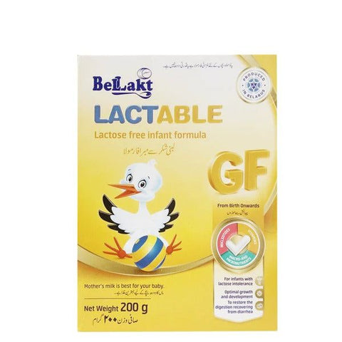 Bellakt Lactable GF Lactose Free Infant Formula, 200g - Vitamins House