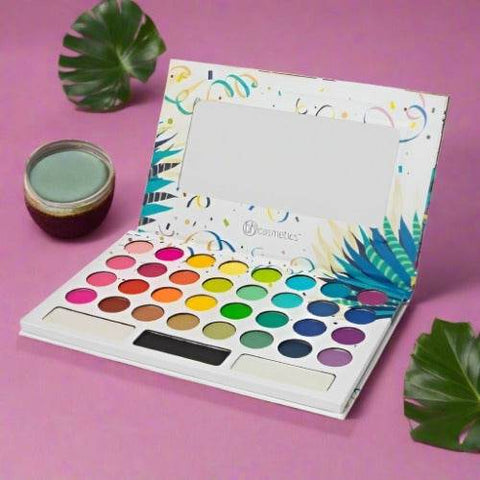 Bh Cosmetics Take Me Back To Brazil 35 Color Presed Pigment Eyeshadow Palette - Vitamins House