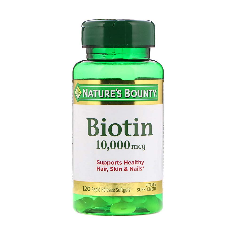 Nature's Bounty Biotin 10000mcg 120 Softgels