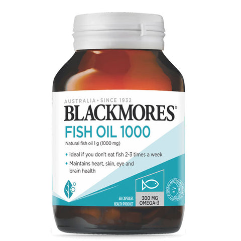 Blackmores Fish Oil 1000, 60 Ct