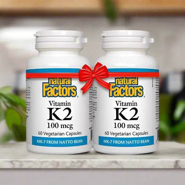 Bundle Pack - Natural Factors Vitamin K2 60 Ct - Vitamins House