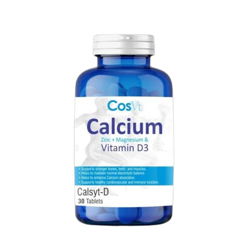 Cosvt's Calcium and Vitamin D3 30ct