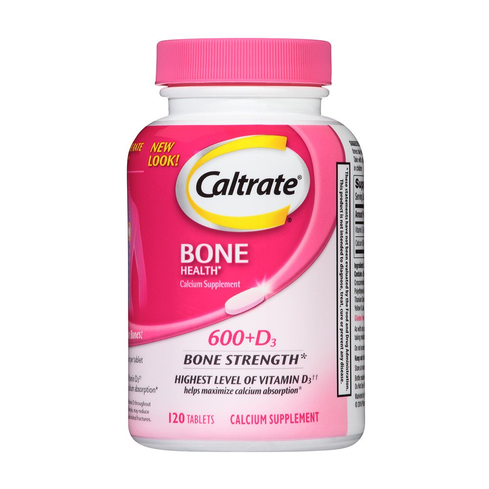 Caltrate Bone Health Calcium Supplement 600+D3 120CT
