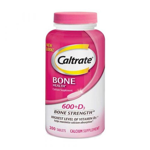 Caltrate Bone Health Calcium Supplement 600+D3 200CT