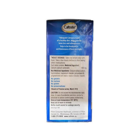Caltrate Bone Health Supplement Calcium 60 CT - Vitamins House