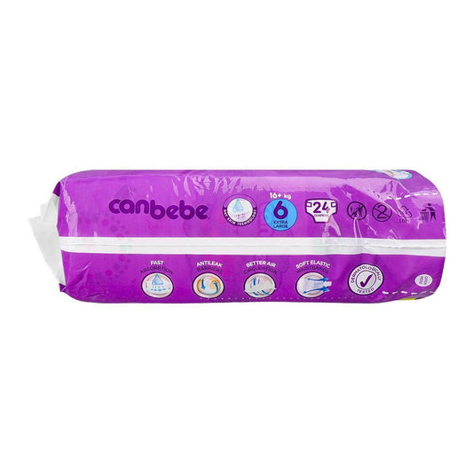 Canbebe Diapers Size 6 (Extra Large), 24 Ct - Vitamins House