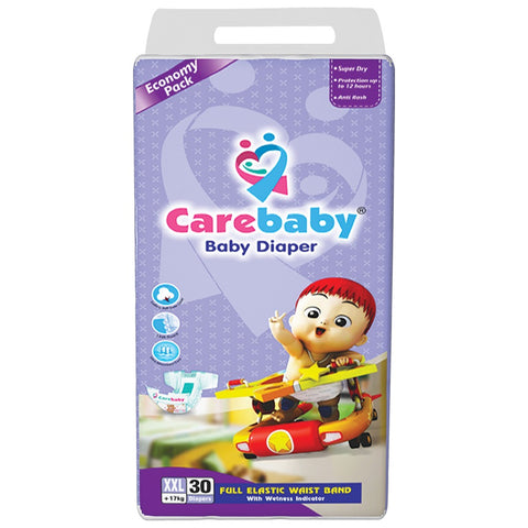 Carebaby Diapers XXL | Size 6 | 30 Pcs