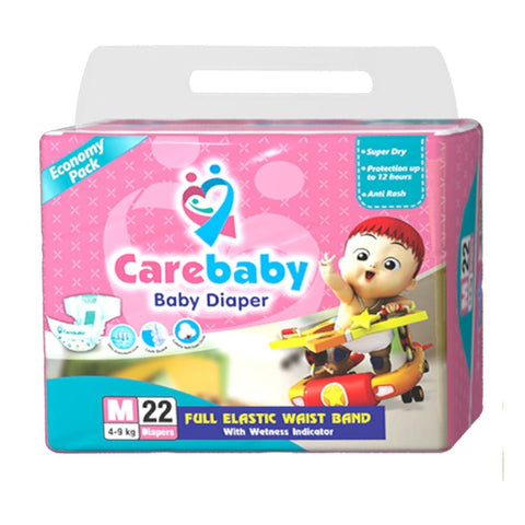Carebaby Diapers Medium | Size 3 | 22 Pcs - Vitamins House