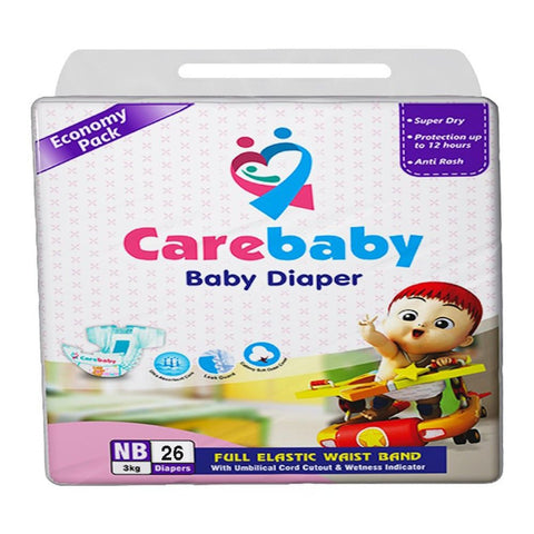 Carebaby Diapers Newborn | Size 1 | 26 Pcs - Vitamins House