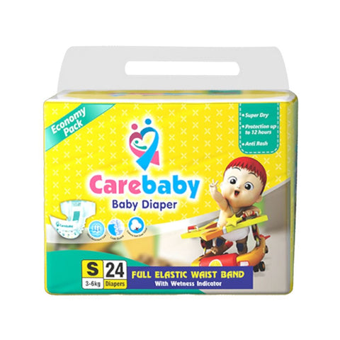 Carebaby Diapers Small | Size 2 | 24 Pcs - Vitamins House