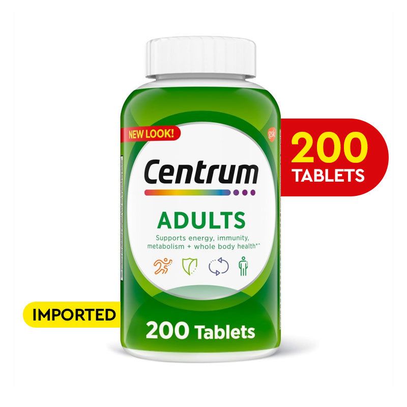 Centrum Adults 200ct - Vitamins House