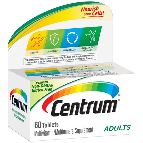 Centrum Adults 60 Tablets - Vitamins House