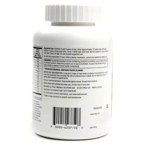 Centrum Kids Multivitamins (Chewable) 80 Tablets - Vitamins House