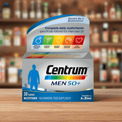 Centrum Men 50+ A to Z Multivitamins & Minerals 30 Tablets - Vitamins House
