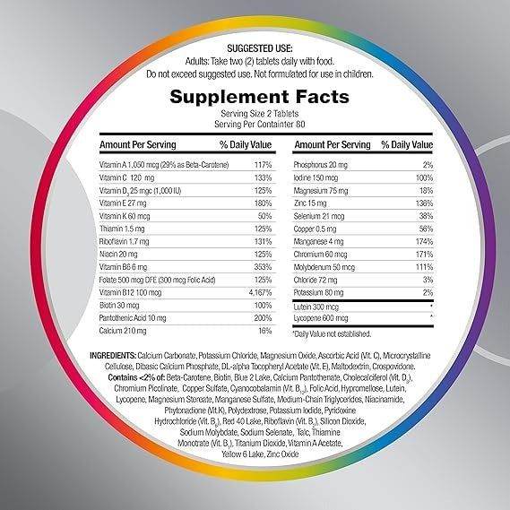 Centrum Minis Men 50+ Multivitamin 160 Ct - Vitamins House