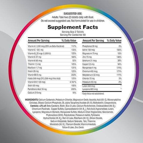 Centrum Minis Men 50+ Multivitamin 160 Ct - Vitamins House
