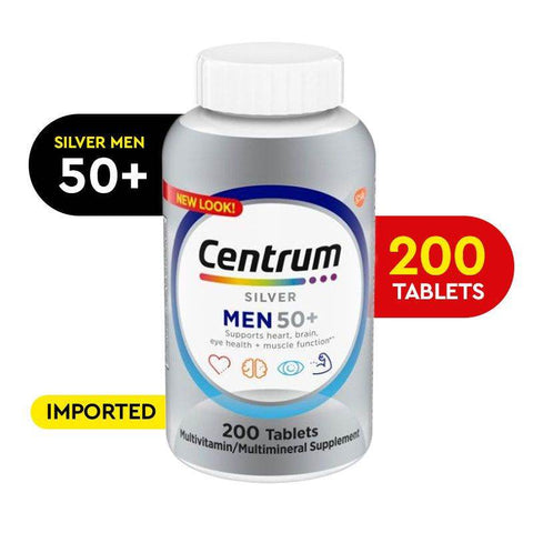 Centrum Silver Men 50+ 200 CT - Vitamins House