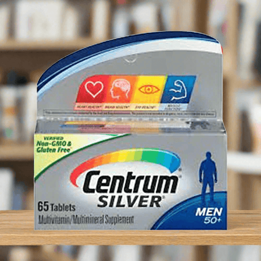 Centrum Silver Men 50+ Multivitamin 65 Tablets - Vitamins House