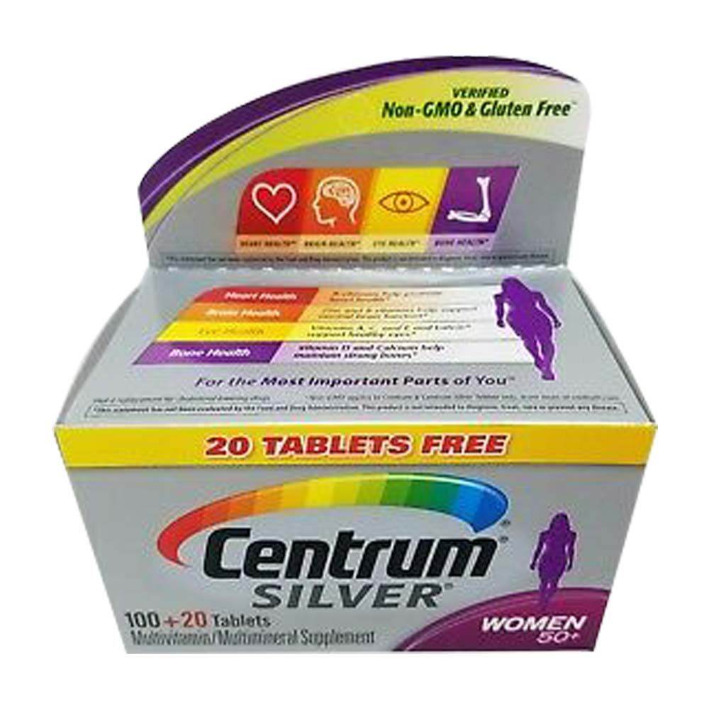 Centrum Silver Ultra Women 50+ Complete Multivitamin 120 Tablets - Vitamins House