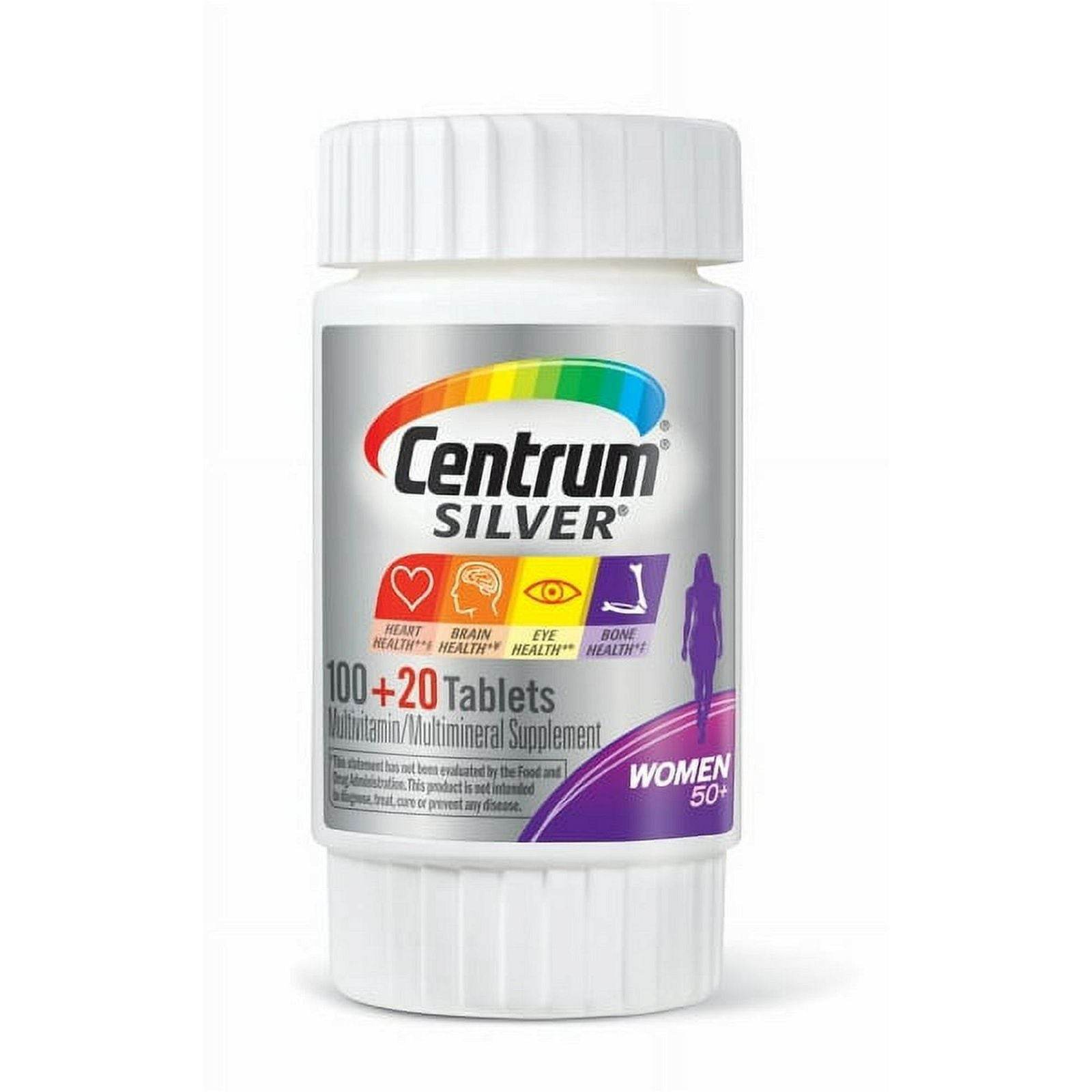 Centrum Silver Ultra Women 50+ Complete Multivitamin 120 Tablets - Vitamins House