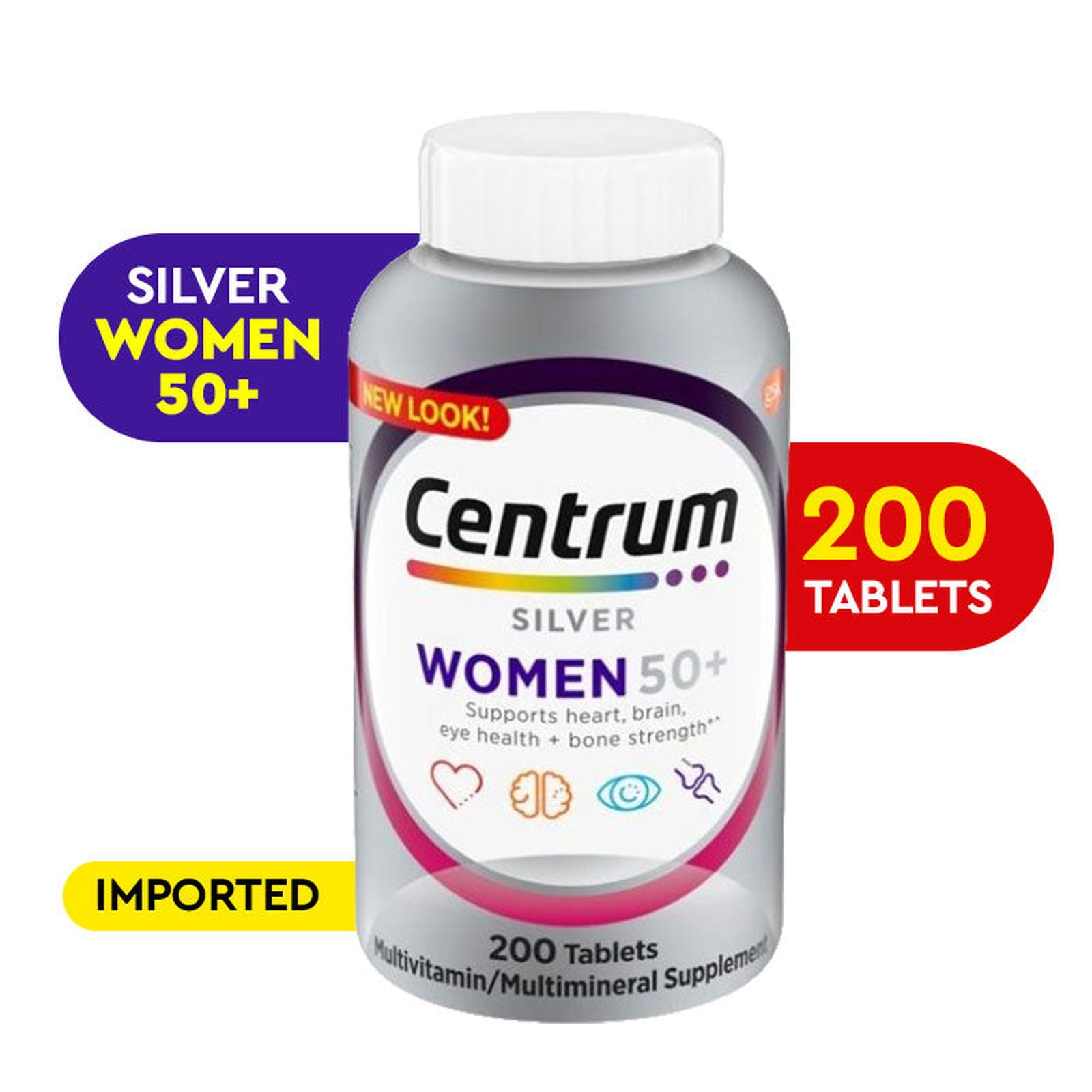 Centrum Silver Women 50+ 200 CT - Vitamins House