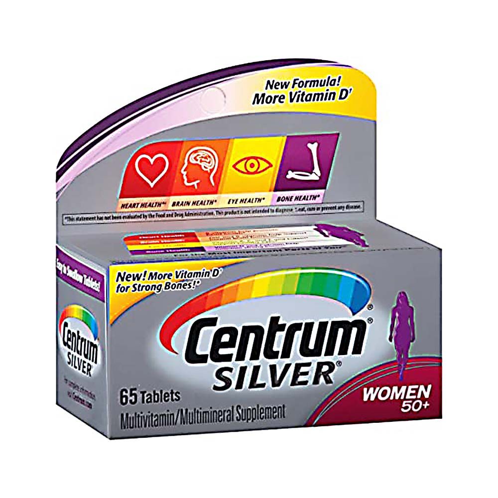 Centrum Silver Women 50+, 65 CT - Vitamins House