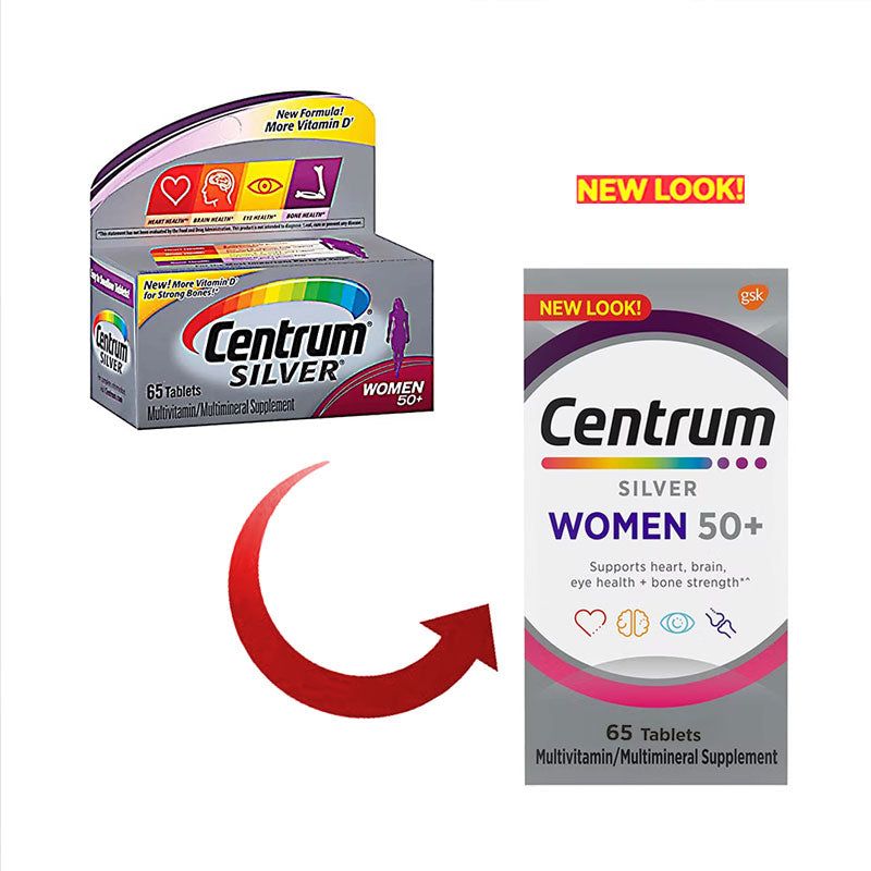 Centrum Silver Women 50+, 65 CT - Vitamins House