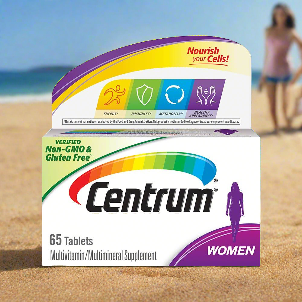 Centrum Women Complete Multivitamin 65 Tablets - Vitamins House