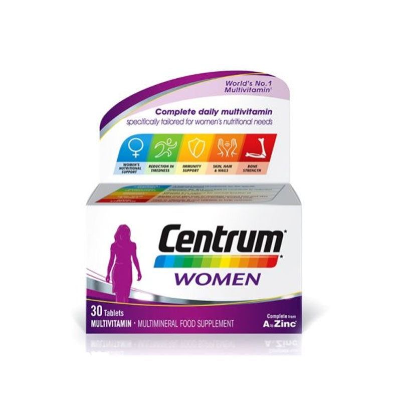 Centrum Women Multivitamins and Minerals 30 Tablets - Vitamins House