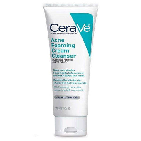 CeraVe Acne Foaming Cream Cleanser, 150ml - Vitamins House