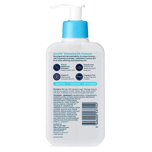 CeraVe Renewing SA Cleanser, 237ml - Vitamins House