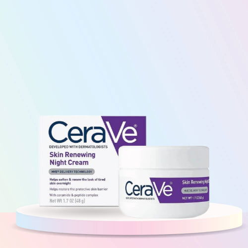 CeraVe Skin Renewing Night Cream, 48g - Vitamins House