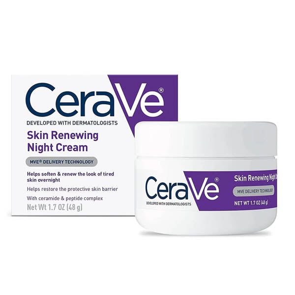 CeraVe Skin Renewing Night Cream, 48g - Vitamins House