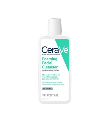 Cerave Foaming Facial Cleanser For Normal To Oily Skin 87Ml