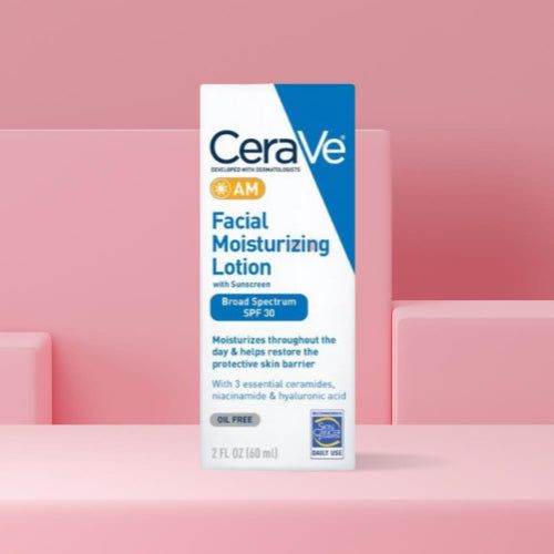 Cerave AM Facial Moisturising Lotion Broad Spectrum Spf 30 Oil Free 60Ml - Vitamins House
