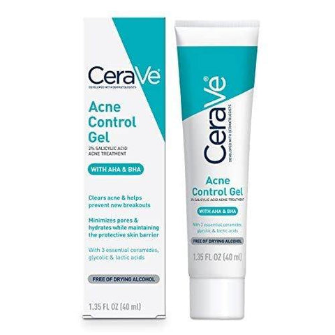 Cerave Acne Control Gel 2% Salicylic Acid Acne Treatment 40Ml - Vitamins House