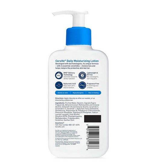 Cerave Daily Moisturizing Lotion For Normal To Dry Skin 237Ml - Vitamins House